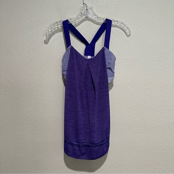 Lululemon Tank Heathered Berry SZ 4 - Picture 8 of 15